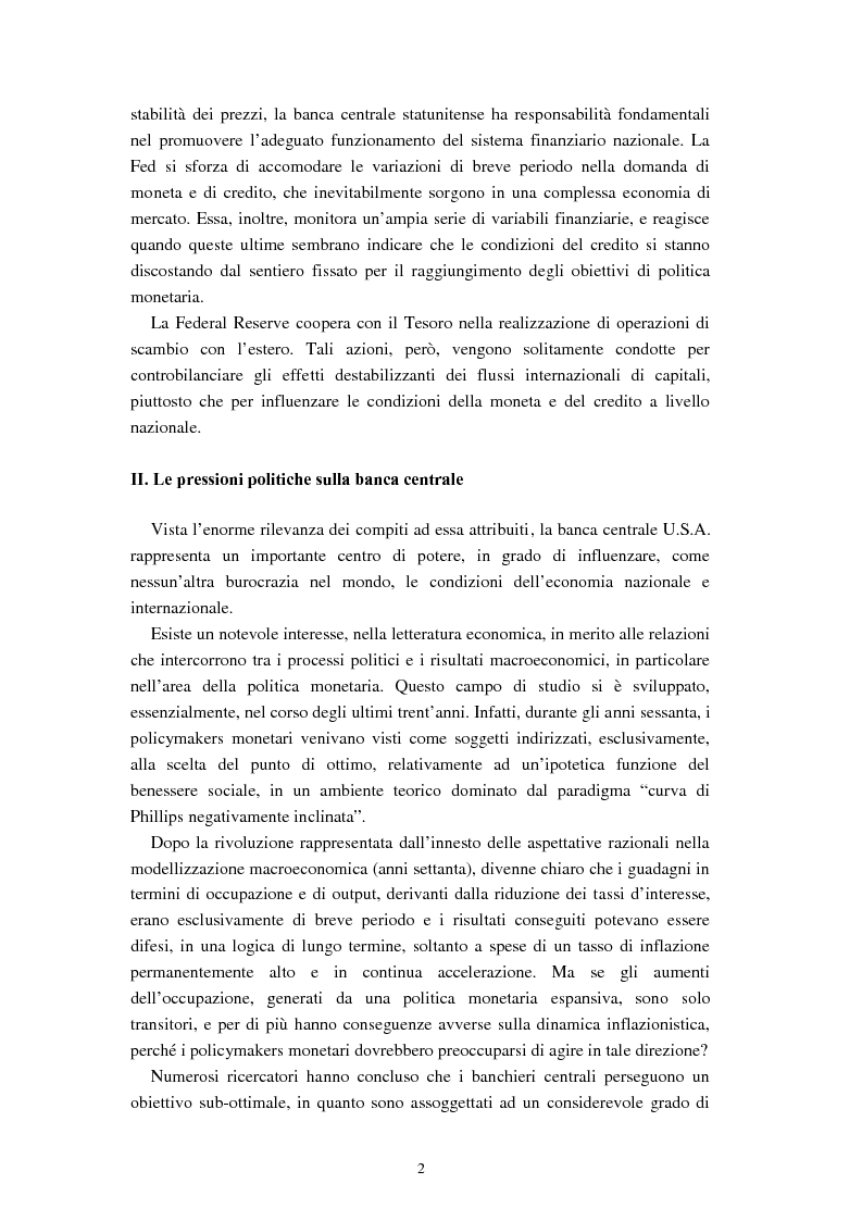 Anteprima della tesi: Il ruolo dei modelli macroeconomici nelle decisioni della FED: un'analisi della recessione del 90-91, Pagina 2