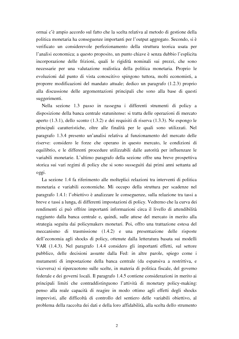 Anteprima della tesi: Il ruolo dei modelli macroeconomici nelle decisioni della FED: un'analisi della recessione del 90-91, Pagina 7