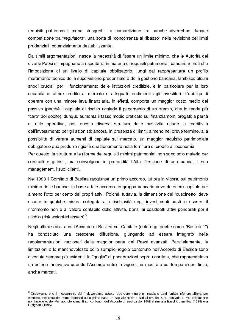 Anteprima della tesi: Progettazione e implementazione di un sistema di internal rating: il caso banca Alfa, Pagina 6
