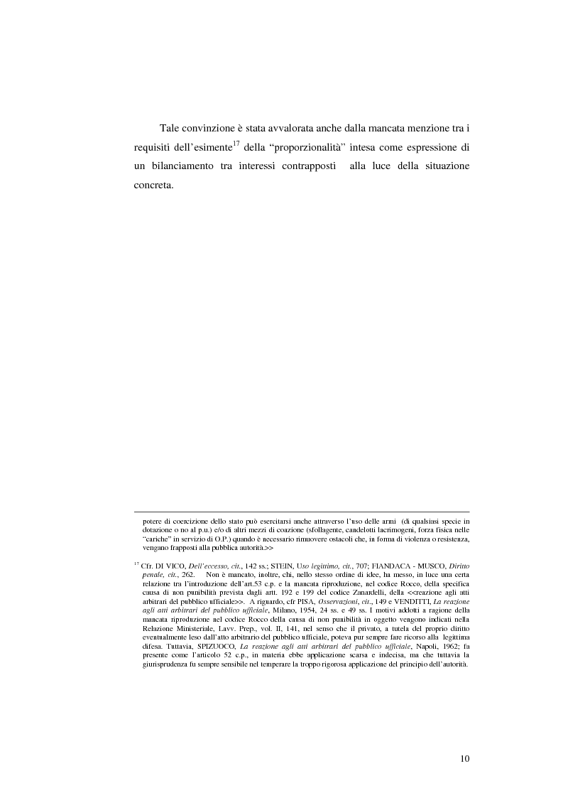 Anteprima della tesi: Uso legittimo delle armi, Pagina 6