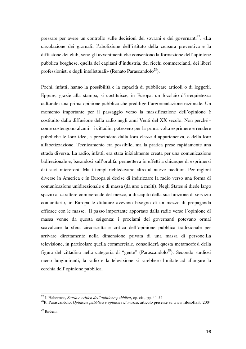 Anteprima della tesi: Nuovi media e partecipazione democratica al processo di costruzione dell'informazione. L'evoluzione della cittadinanza attiva nell'epoca dei media digitali, Pagina 13