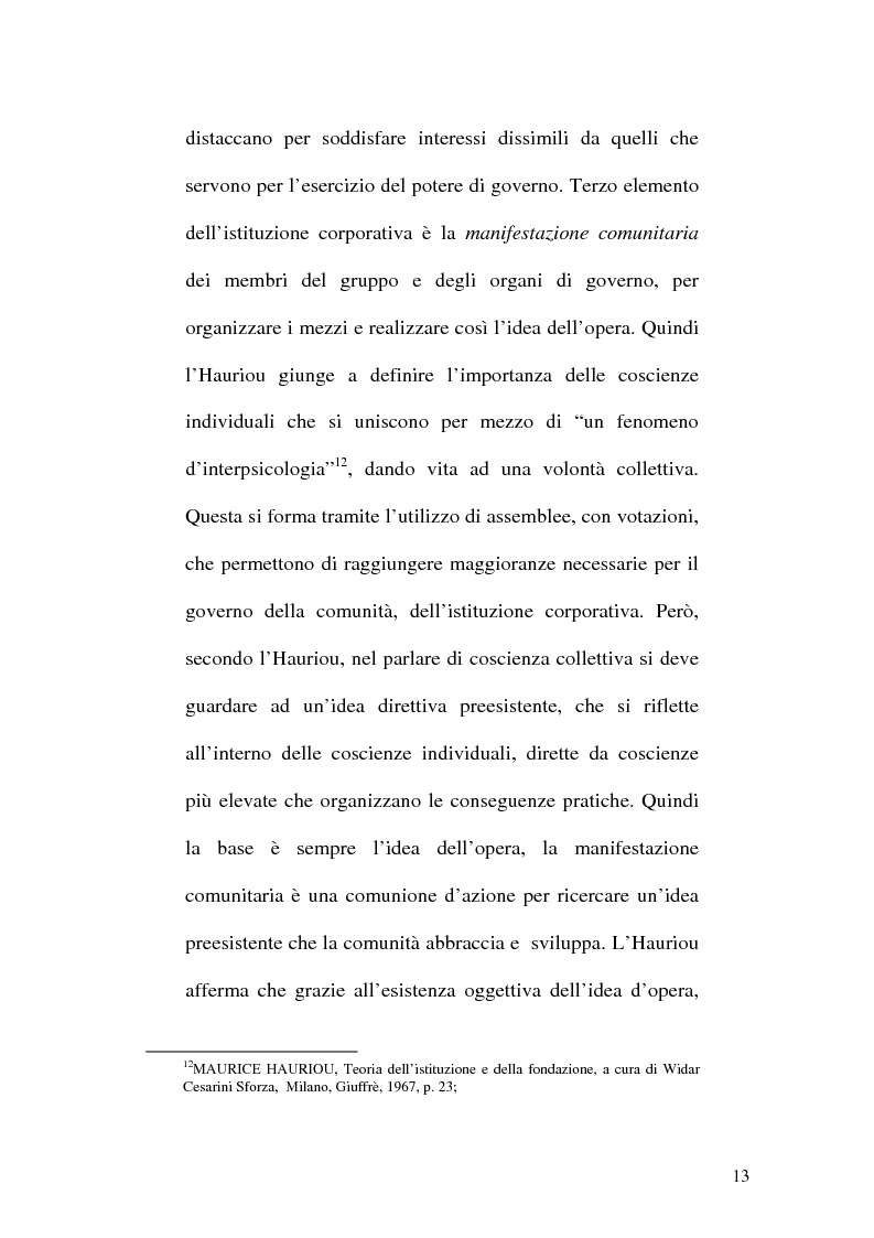 Anteprima della tesi: La Teoria dell'Istituzione tra Diritto e Politica, Pagina 13