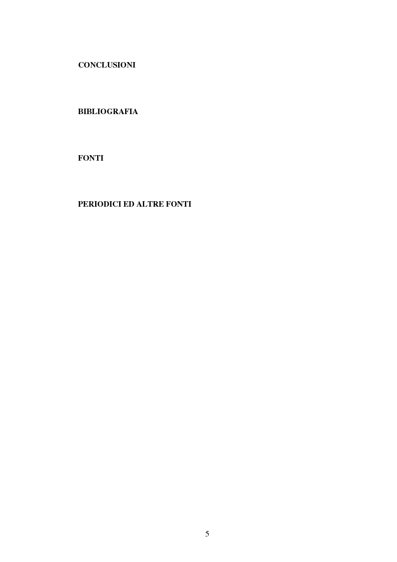 Indice della tesi: Amministrazione Pubblica e innovazione: il processo di riforma dell'INPS (1979-2005), Pagina 4