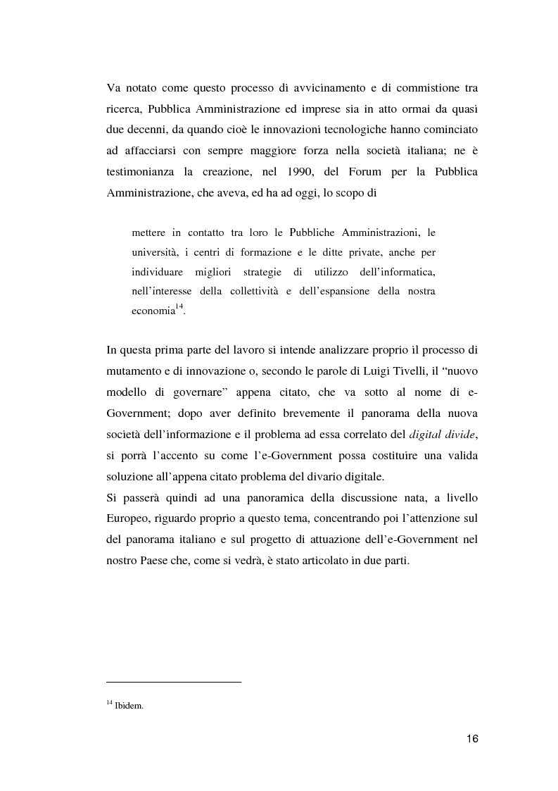 Anteprima della tesi: Un caso di E-government: il progetto PEOPLE, Pagina 13