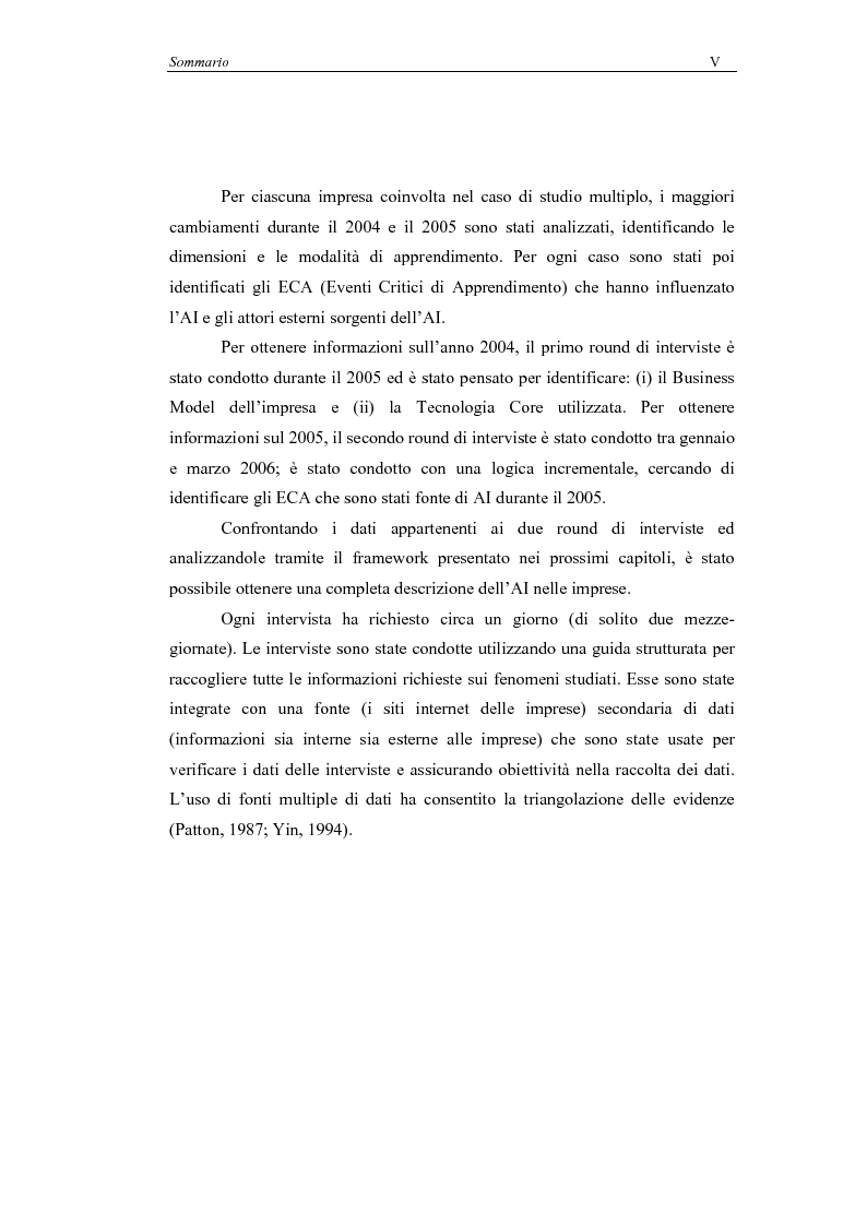 Anteprima della tesi: Il processo di Apprendimento Imprenditoriale nelle start-up high-tech: un modello concettuale e l'analisi di alcuni casi italiani., Pagina 5