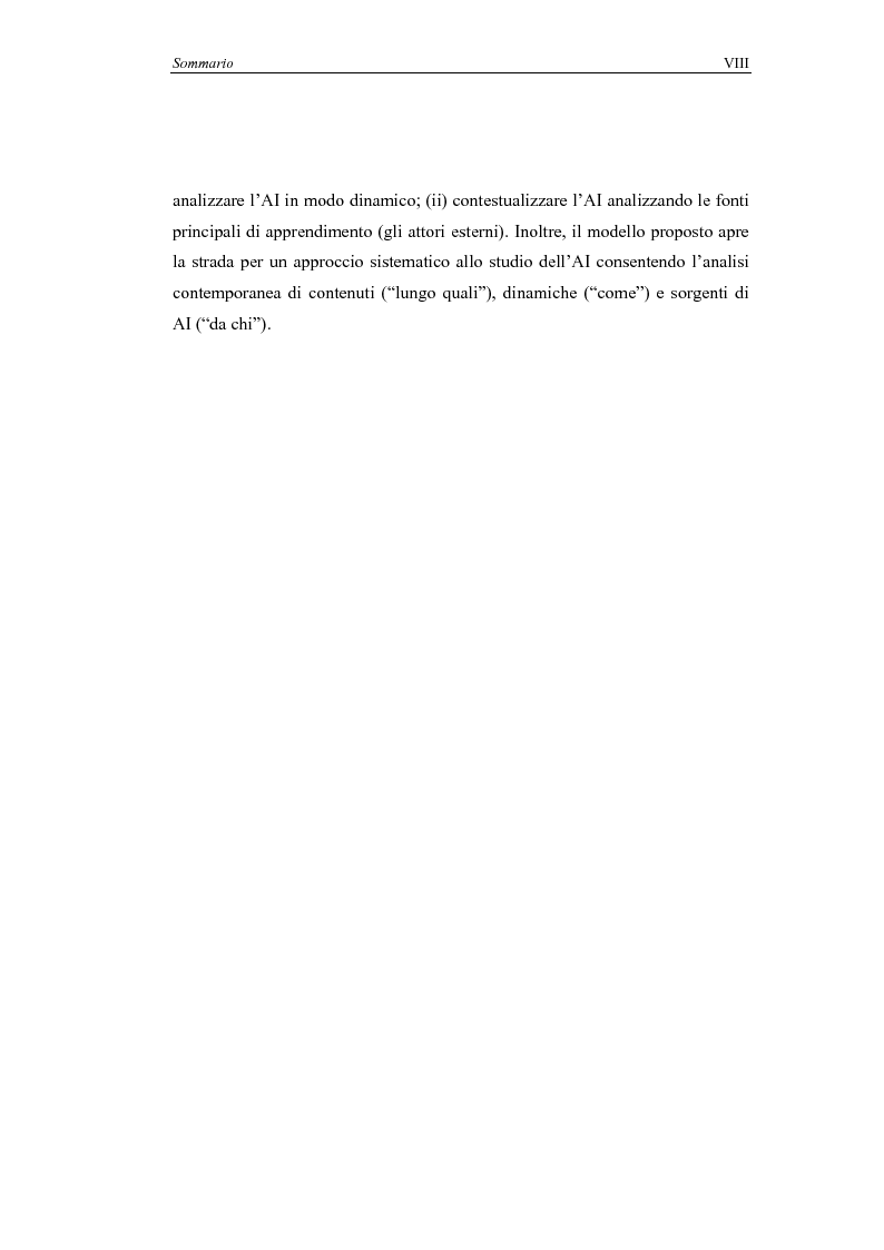 Anteprima della tesi: Il processo di Apprendimento Imprenditoriale nelle start-up high-tech: un modello concettuale e l'analisi di alcuni casi italiani., Pagina 8