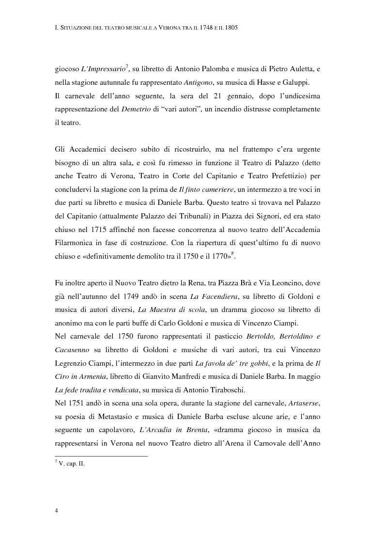 Anteprima della tesi: Questo quartetto almeno lasciate terminar. L’opera dell’opera a Verona nei libretti settecenteschi., Pagina 6