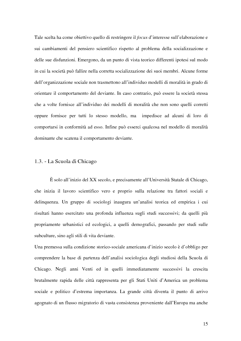 Anteprima della tesi: Chi media i bulli. Bullismo e devianza: analisi e ricerca., Pagina 12