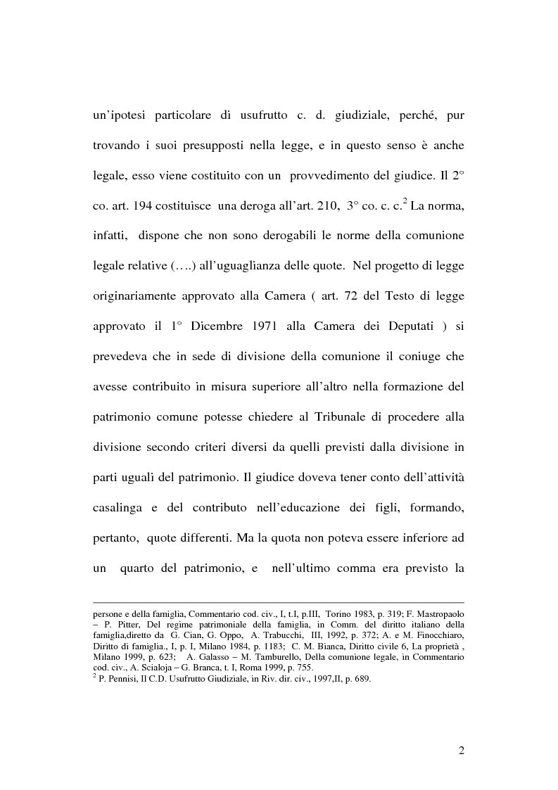 Anteprima della tesi: L' Usufrutto Giudiziale, Pagina 2