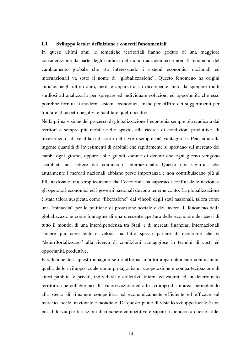 Anteprima della tesi: Università e Sviluppo Locale: il caso del Polo Universitario ''Città di Prato'', Pagina 10