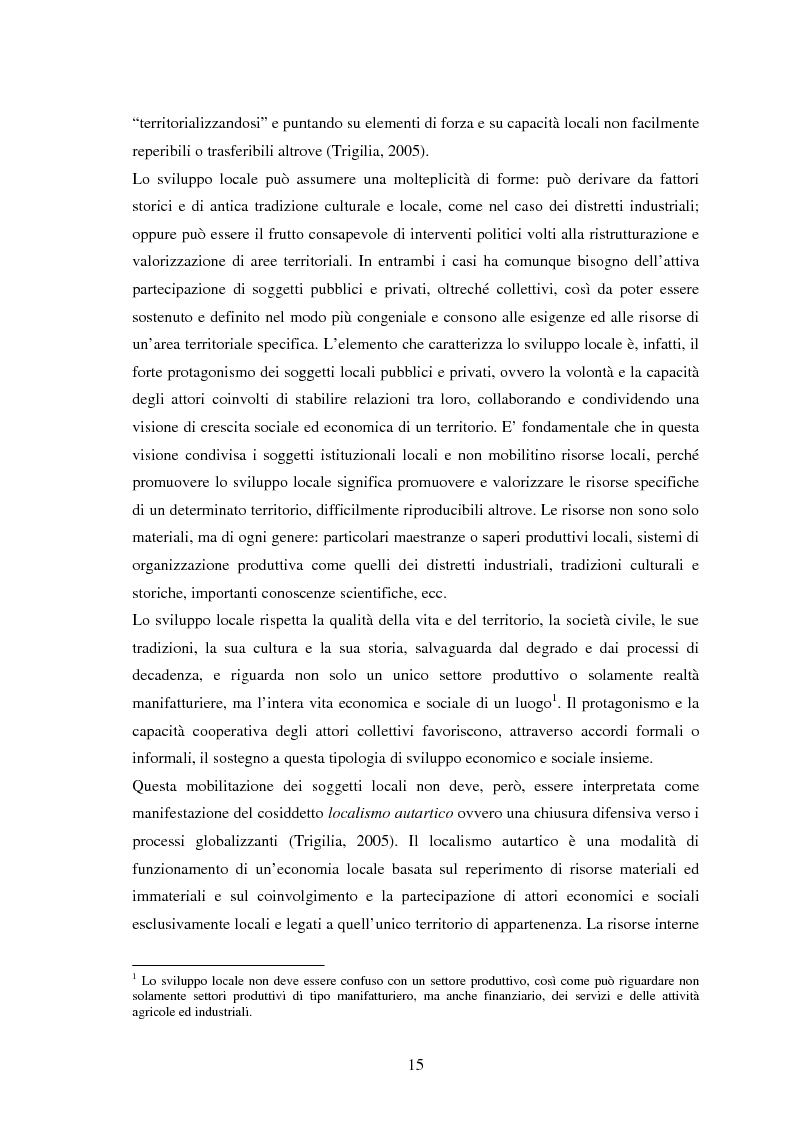 Anteprima della tesi: Università e Sviluppo Locale: il caso del Polo Universitario ''Città di Prato'', Pagina 11