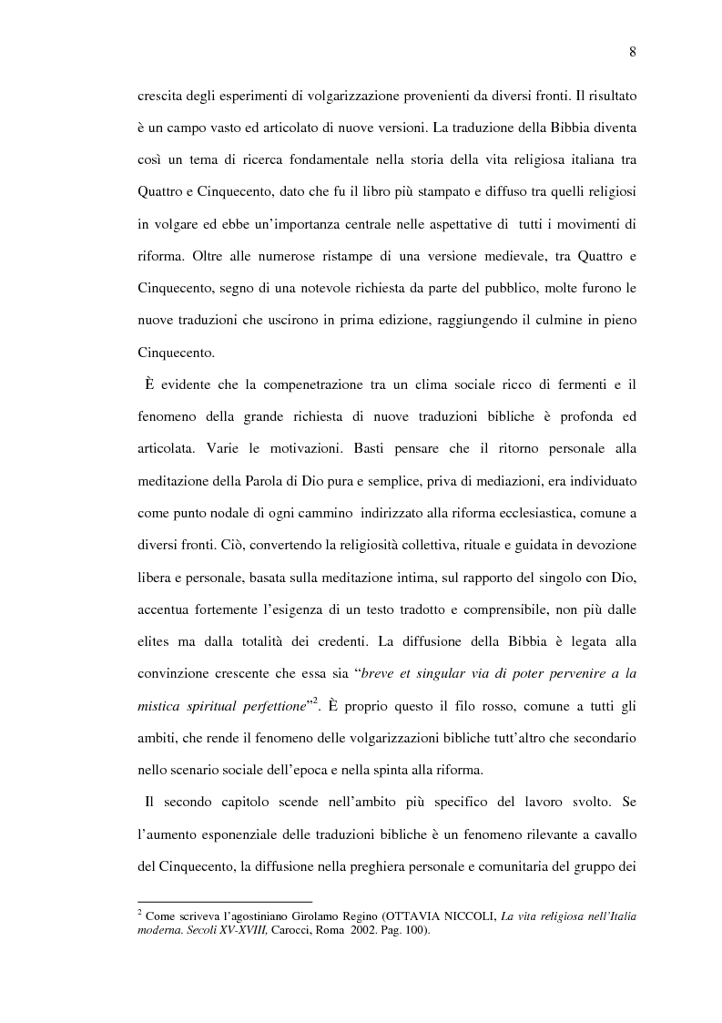 Anteprima della tesi: Volgarizzamenti dei Salmi Penitenziali. Il Salmo VI, Pagina 3