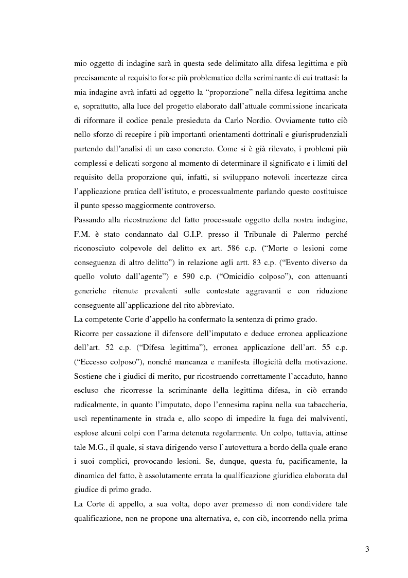 Anteprima della tesi: La legittima difesa nel progetto elaborato dalla commissione Nordio, Pagina 3