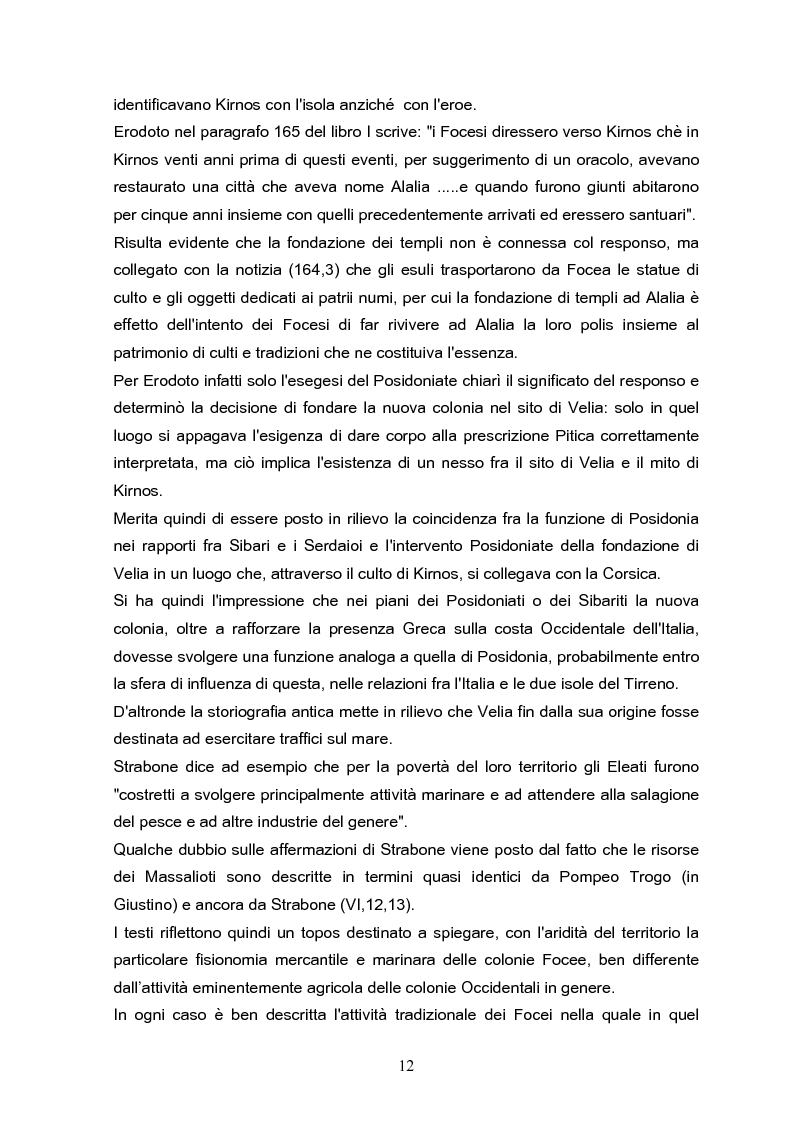 Anteprima della tesi: Velia: un secolo di ricerche, Pagina 12