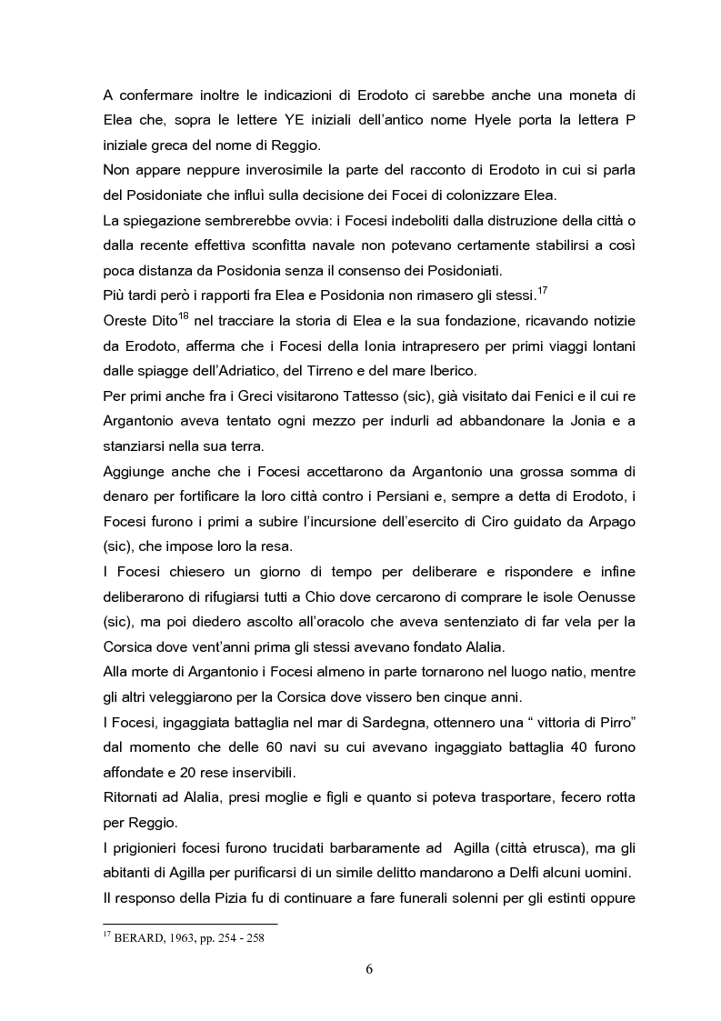 Anteprima della tesi: Velia: un secolo di ricerche, Pagina 6