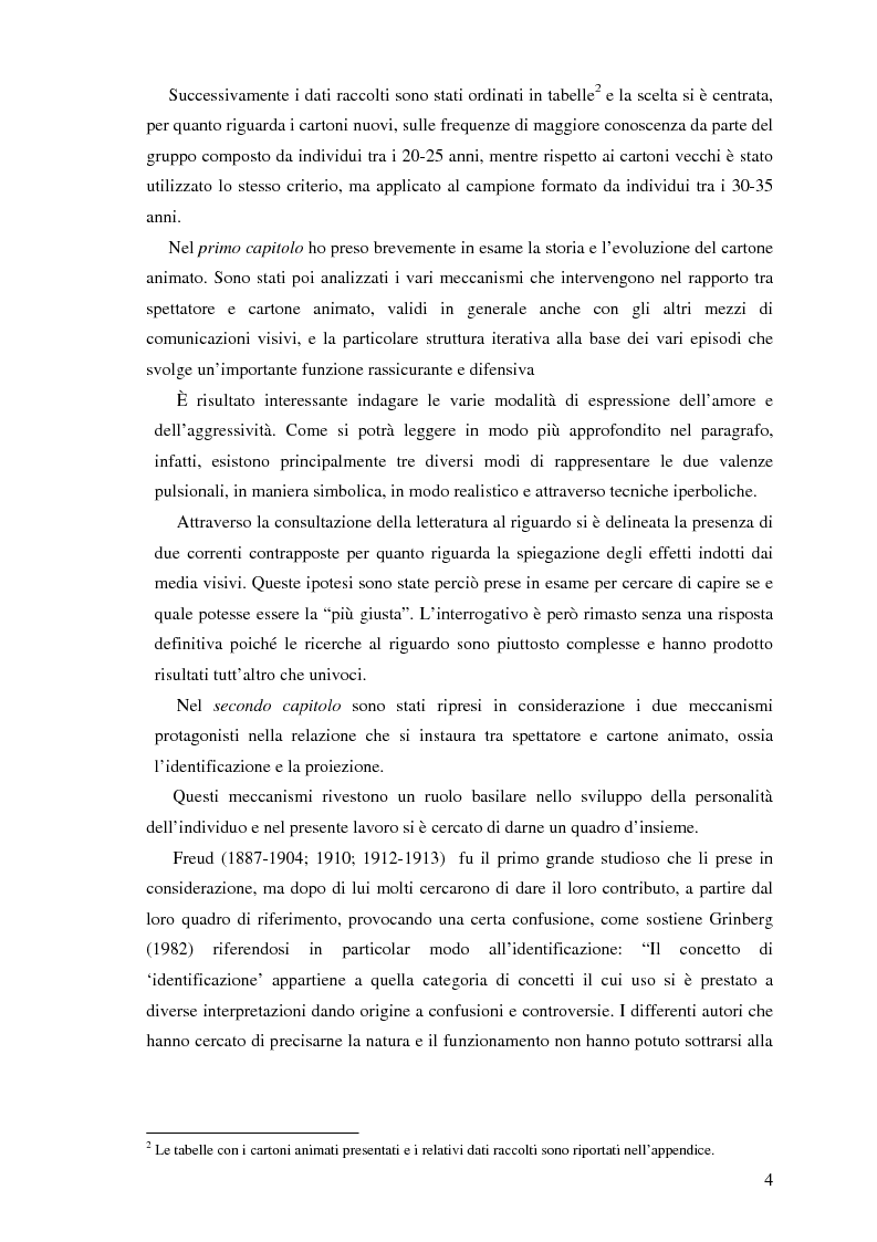 Anteprima della tesi: Il cartone animato: un approccio psicodinamico, Pagina 2