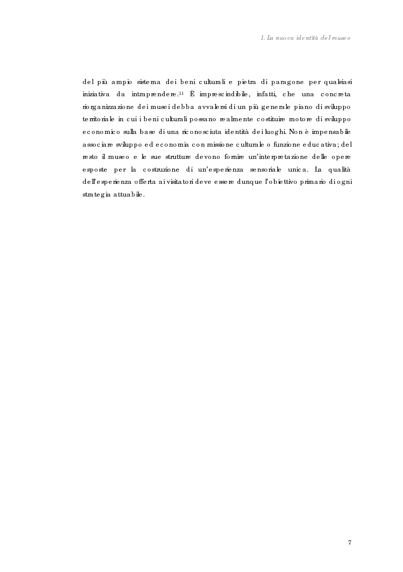 Anteprima della tesi: Design nel museo. Strategie di merchandising, Pagina 10