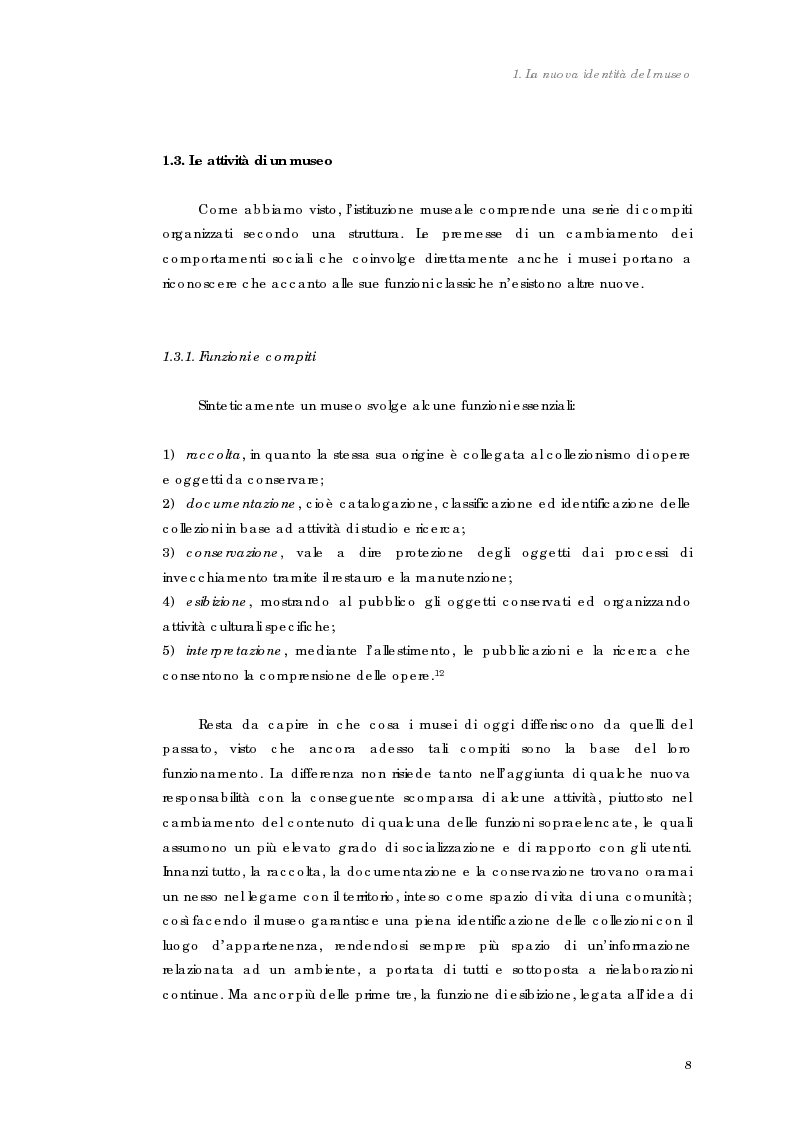 Anteprima della tesi: Design nel museo. Strategie di merchandising, Pagina 11