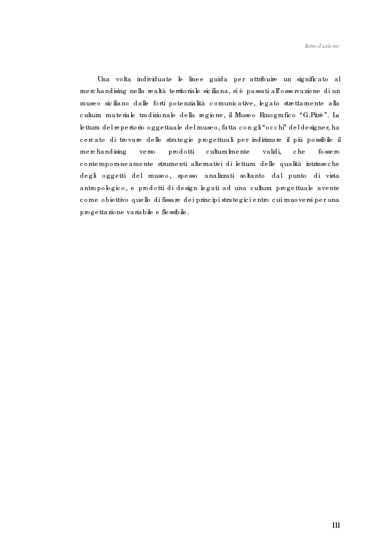Anteprima della tesi: Design nel museo. Strategie di merchandising, Pagina 3