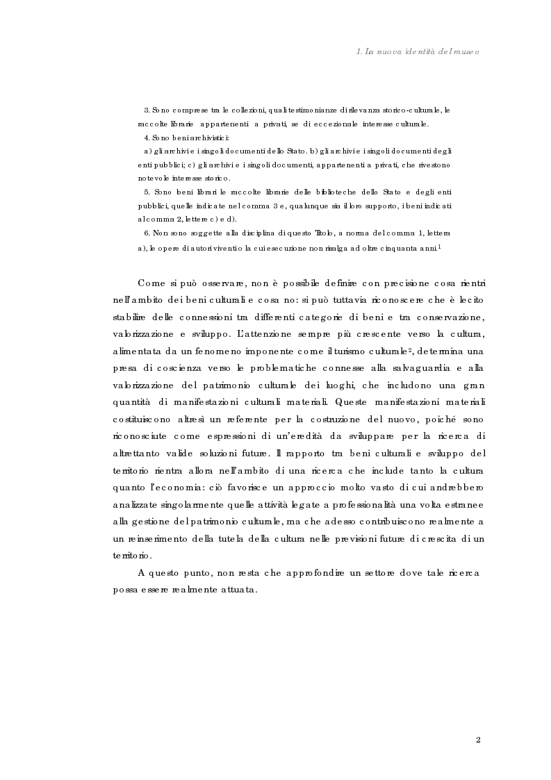 Anteprima della tesi: Design nel museo. Strategie di merchandising, Pagina 5