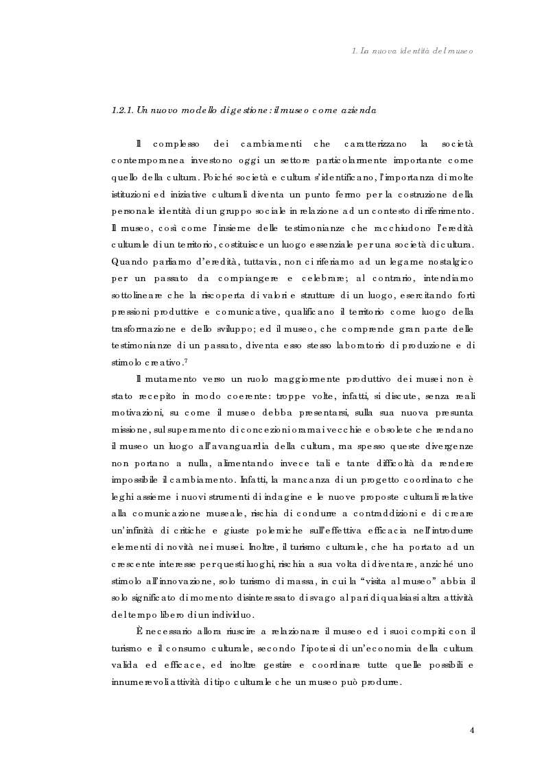 Anteprima della tesi: Design nel museo. Strategie di merchandising, Pagina 7