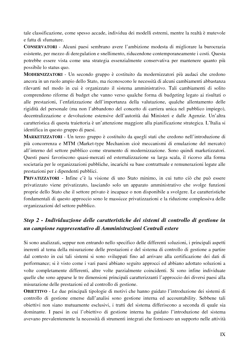 Anteprima della tesi: I sistemi di controllo di gestione nelle amministrazioni centrali, Pagina 5