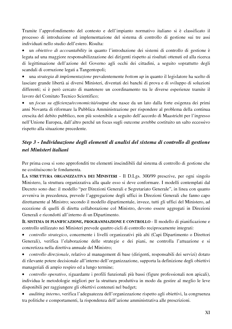Anteprima della tesi: I sistemi di controllo di gestione nelle amministrazioni centrali, Pagina 7