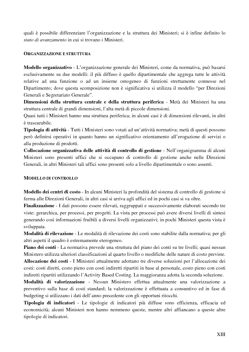 Anteprima della tesi: I sistemi di controllo di gestione nelle amministrazioni centrali, Pagina 9