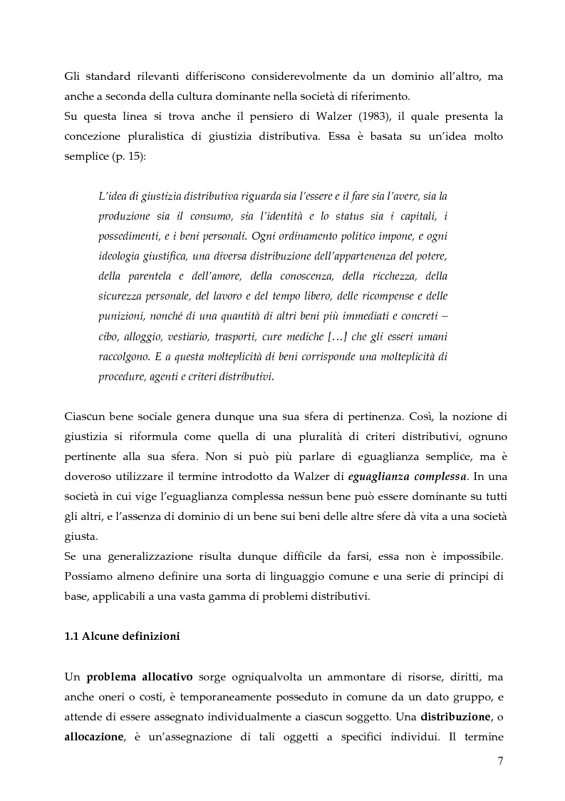 Anteprima della tesi: L'allocazione delle risorse economiche e il problema dell'equità in ambito sanitario: un'indagine sul comportamento del personale medico, Pagina 7