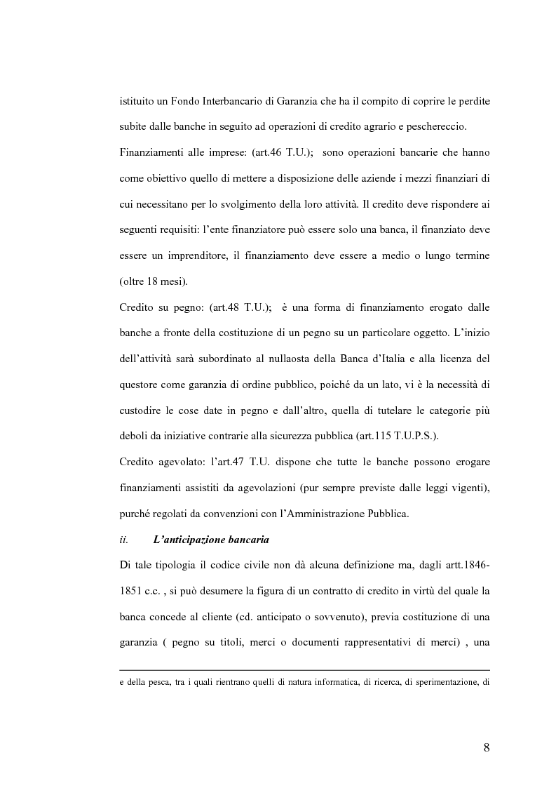 Anteprima della tesi: Il Jus Variandi nei contratti bancari di finanziamento, Pagina 11