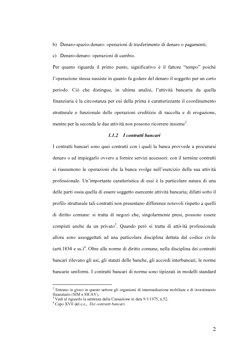Anteprima della tesi: Il Jus Variandi nei contratti bancari di finanziamento, Pagina 5