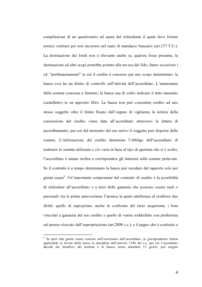 Anteprima della tesi: Il Jus Variandi nei contratti bancari di finanziamento, Pagina 7