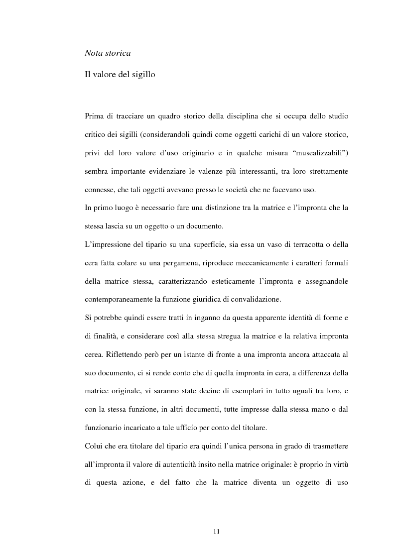 Anteprima della tesi: Sigillografia e sfragistica ligure medievale: indagini e proposte, Pagina 8