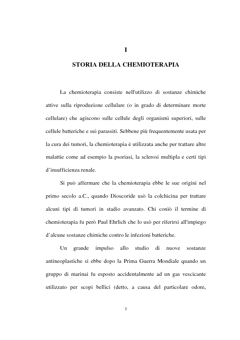 Anteprima della tesi: Rischi da esposizione professionale a chemioterapici antiblastici: tutela della salute dell'operatore sanitario, Pagina 3
