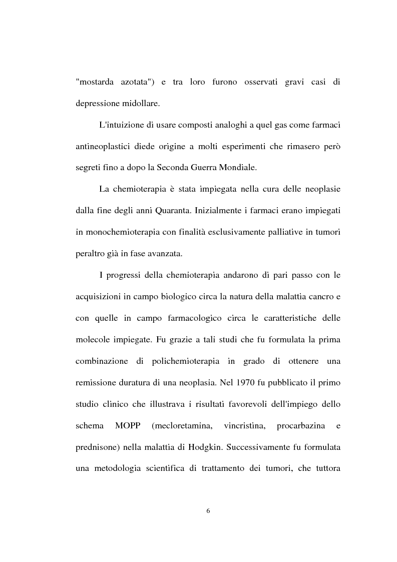 Anteprima della tesi: Rischi da esposizione professionale a chemioterapici antiblastici: tutela della salute dell'operatore sanitario, Pagina 4