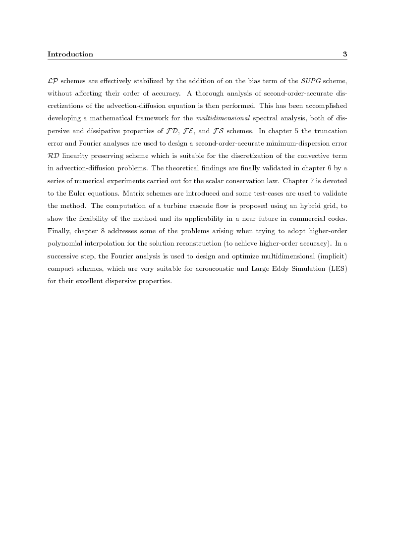 Anteprima della tesi: Residual distribution schemes for advection and advection-diffusion problems on quadrilateral and hybrid meshes, Pagina 4