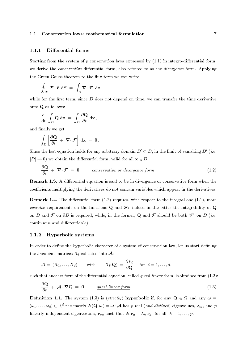Anteprima della tesi: Residual distribution schemes for advection and advection-diffusion problems on quadrilateral and hybrid meshes, Pagina 7
