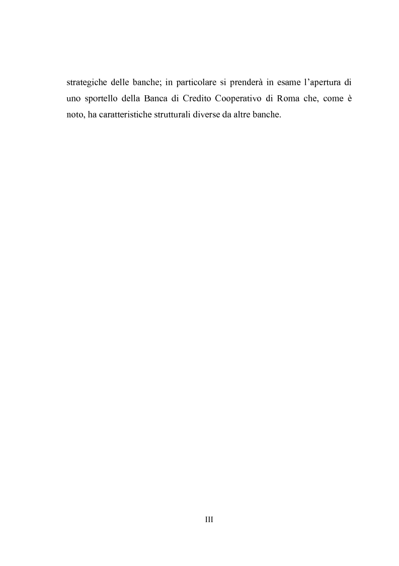 Anteprima della tesi: Geomarketing: un'applicazione alle agenzie bancarie di Roma, Pagina 3