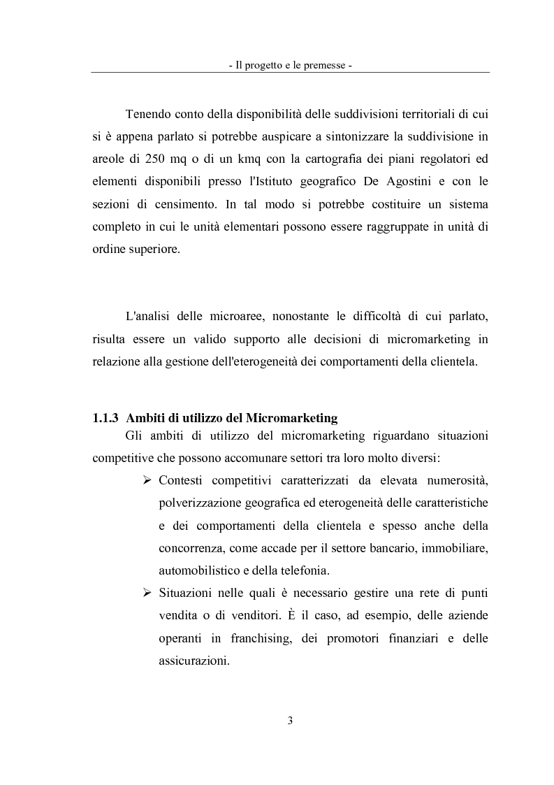 Anteprima della tesi: Geomarketing: un'applicazione alle agenzie bancarie di Roma, Pagina 6