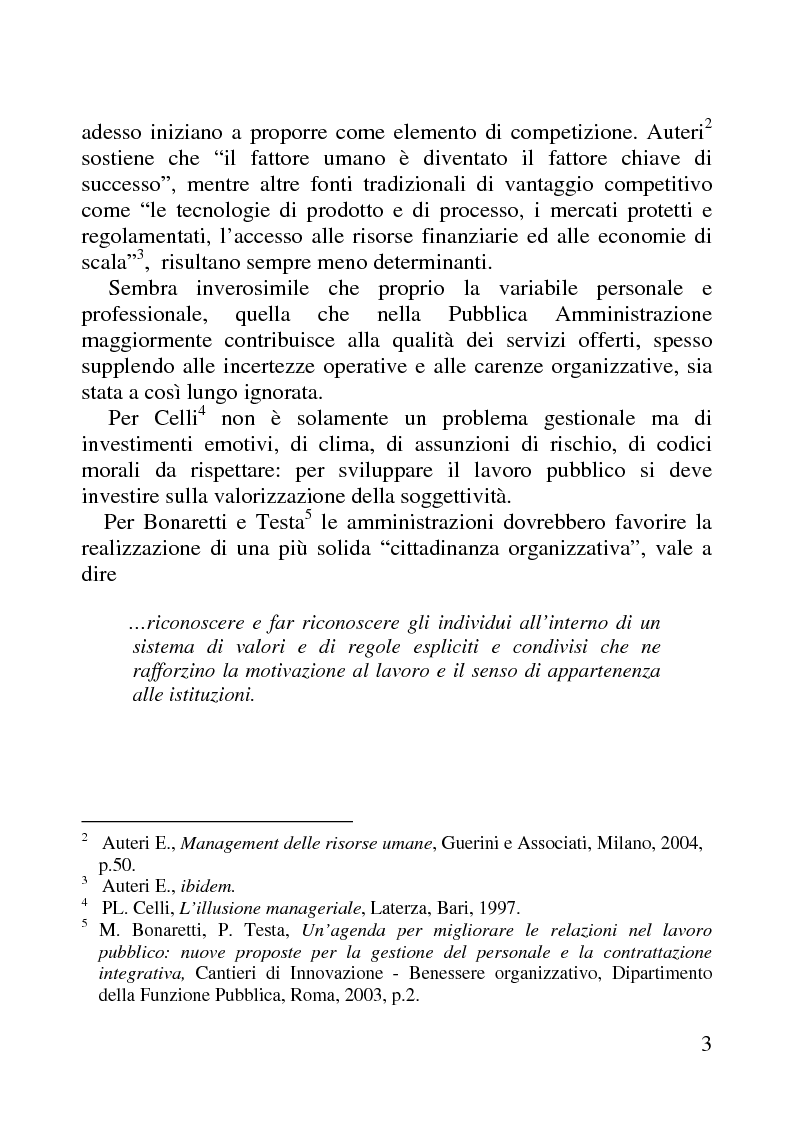 Anteprima della tesi: Benessere organizzativo e progettazione ergonomica: il caso del Comune di Anzio, Pagina 3
