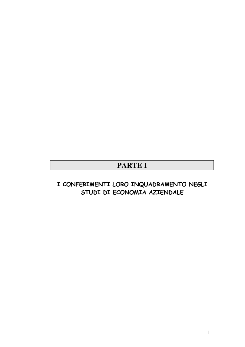 Anteprima della tesi: I conferimenti degli enti locali in attuazione della riforma sui servizi pubblici. La riorganizzazione dei comuni della provincia di Forlì-Cesena, Pagina 5