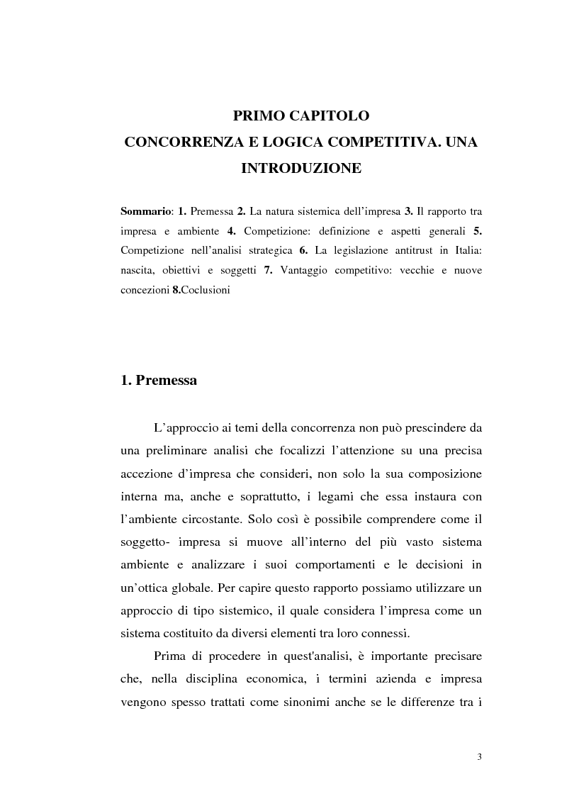 Anteprima della tesi: Il mercato della telefonia fissa in Italia dal monopolio alla competizione. Il caso di Telecom Italia., Pagina 3