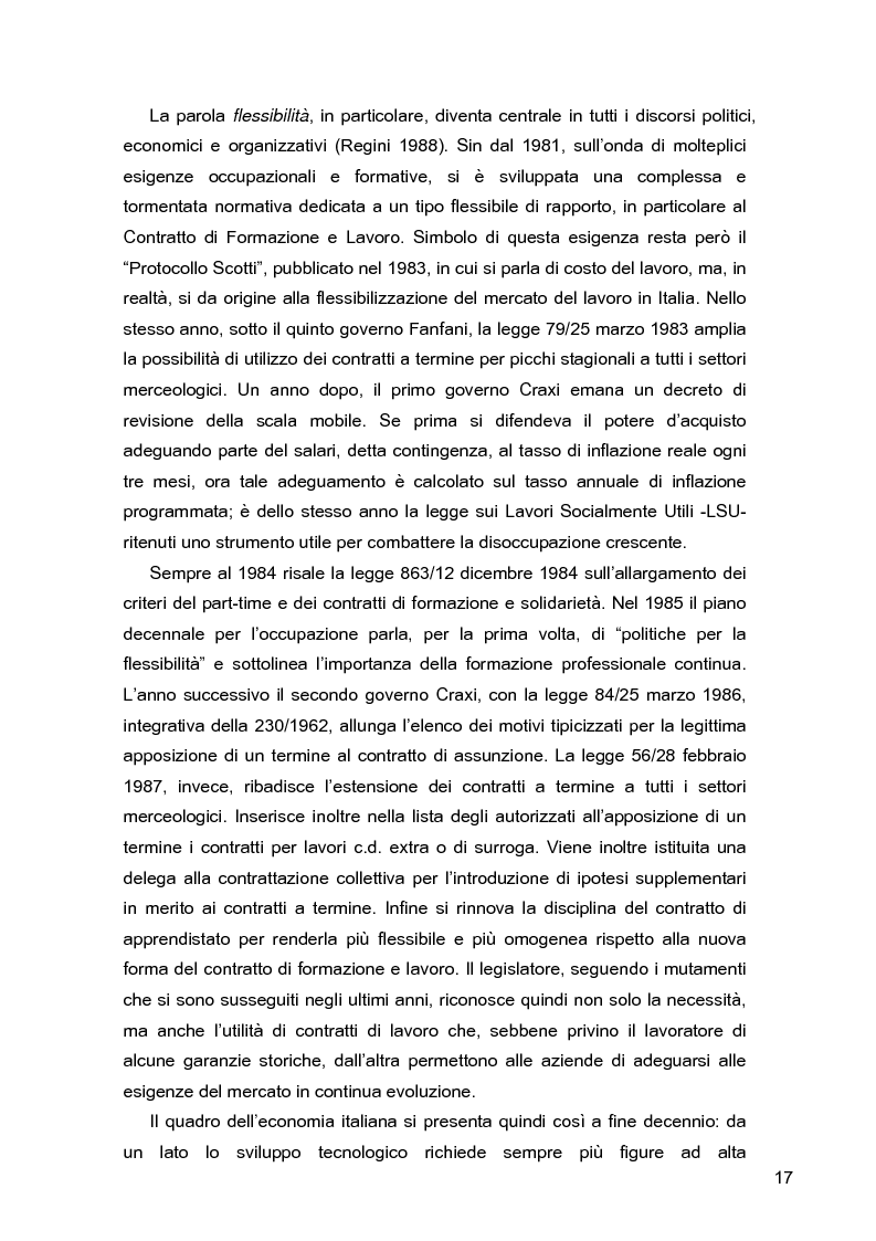 Anteprima della tesi: I lavoratori in prestito: uno studio sui nuovi contratti di lavoro, Pagina 13