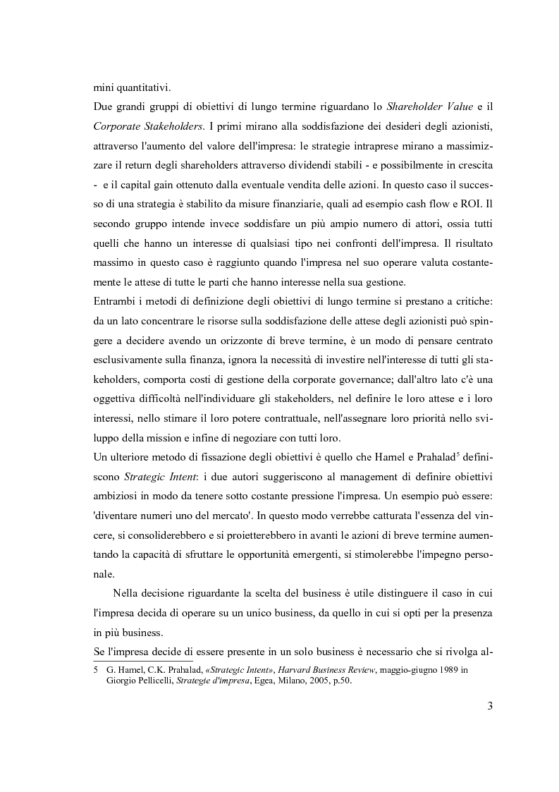Anteprima della tesi: Constituencies management e gestione strategica: la reputazione d'impresa nel settore farmaceutico, Pagina 5