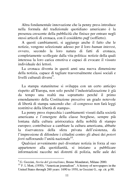 Anteprima della tesi: Notizia Promozionale, la notizia fra obiettivo pubblico e pubblico obiettivo, Pagina 11