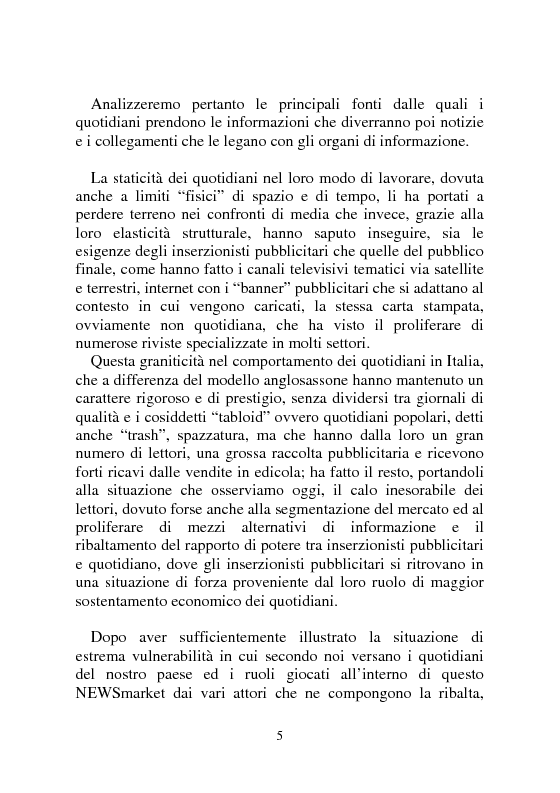 Anteprima della tesi: Notizia Promozionale, la notizia fra obiettivo pubblico e pubblico obiettivo, Pagina 5