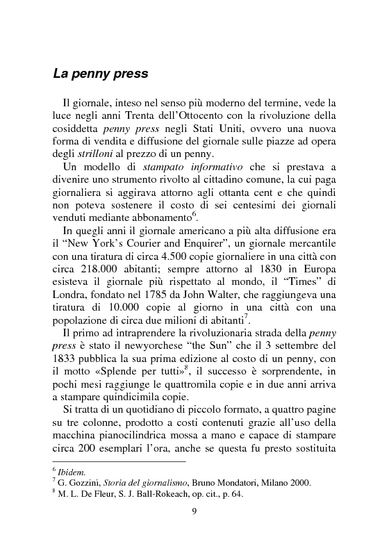 Anteprima della tesi: Notizia Promozionale, la notizia fra obiettivo pubblico e pubblico obiettivo, Pagina 9
