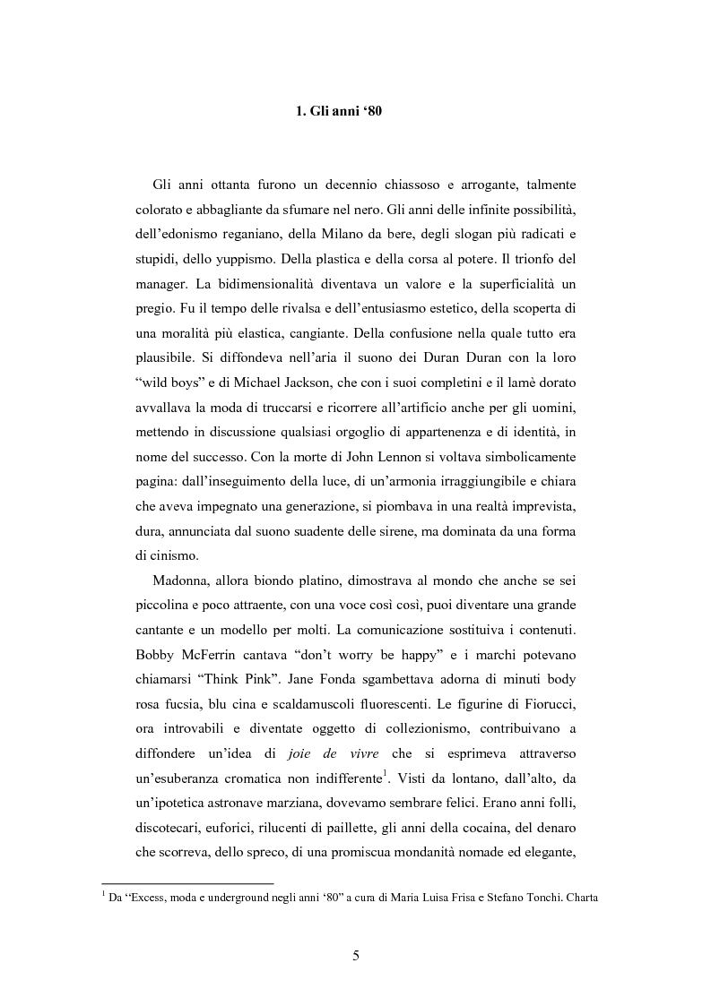 Anteprima della tesi: Maglia e sistema moda. L'esperienza di Miss Deanna Ferretti Veroni, Pagina 5