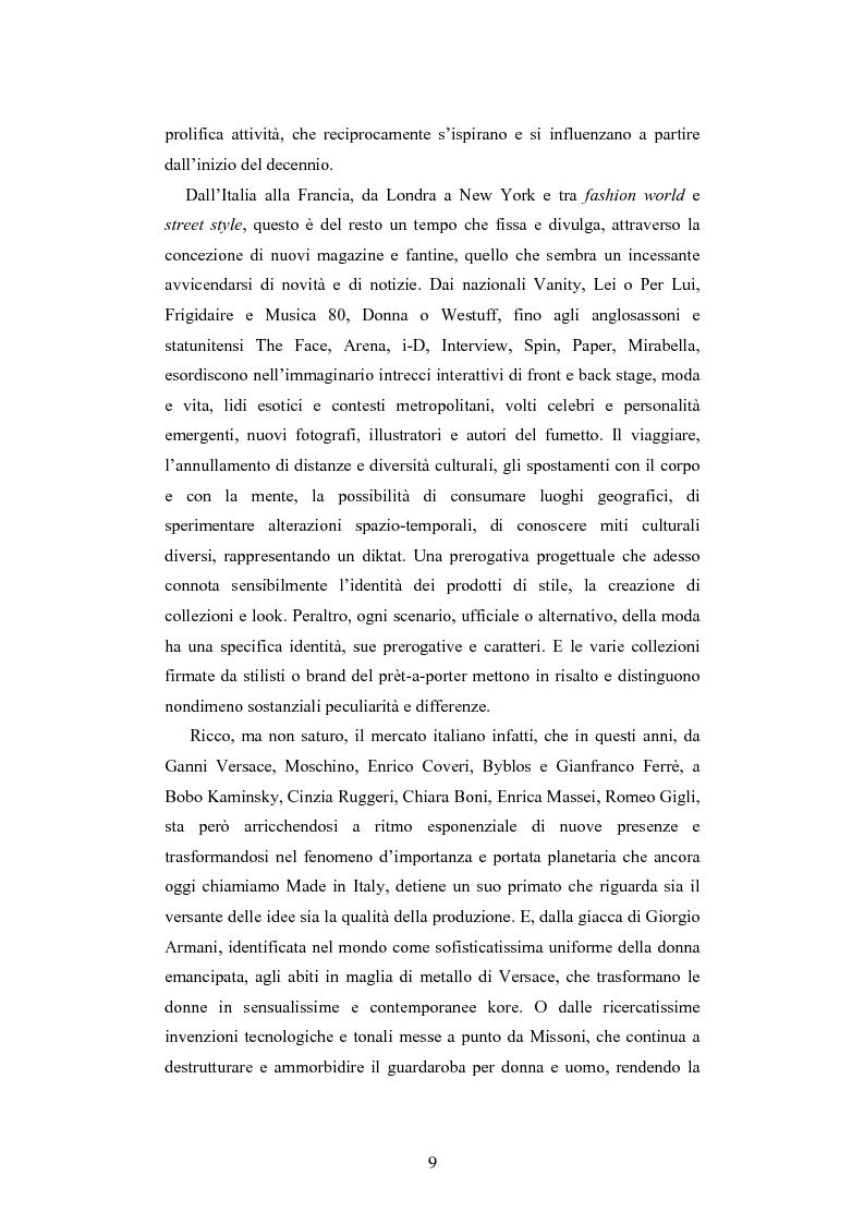 Anteprima della tesi: Maglia e sistema moda. L'esperienza di Miss Deanna Ferretti Veroni, Pagina 9