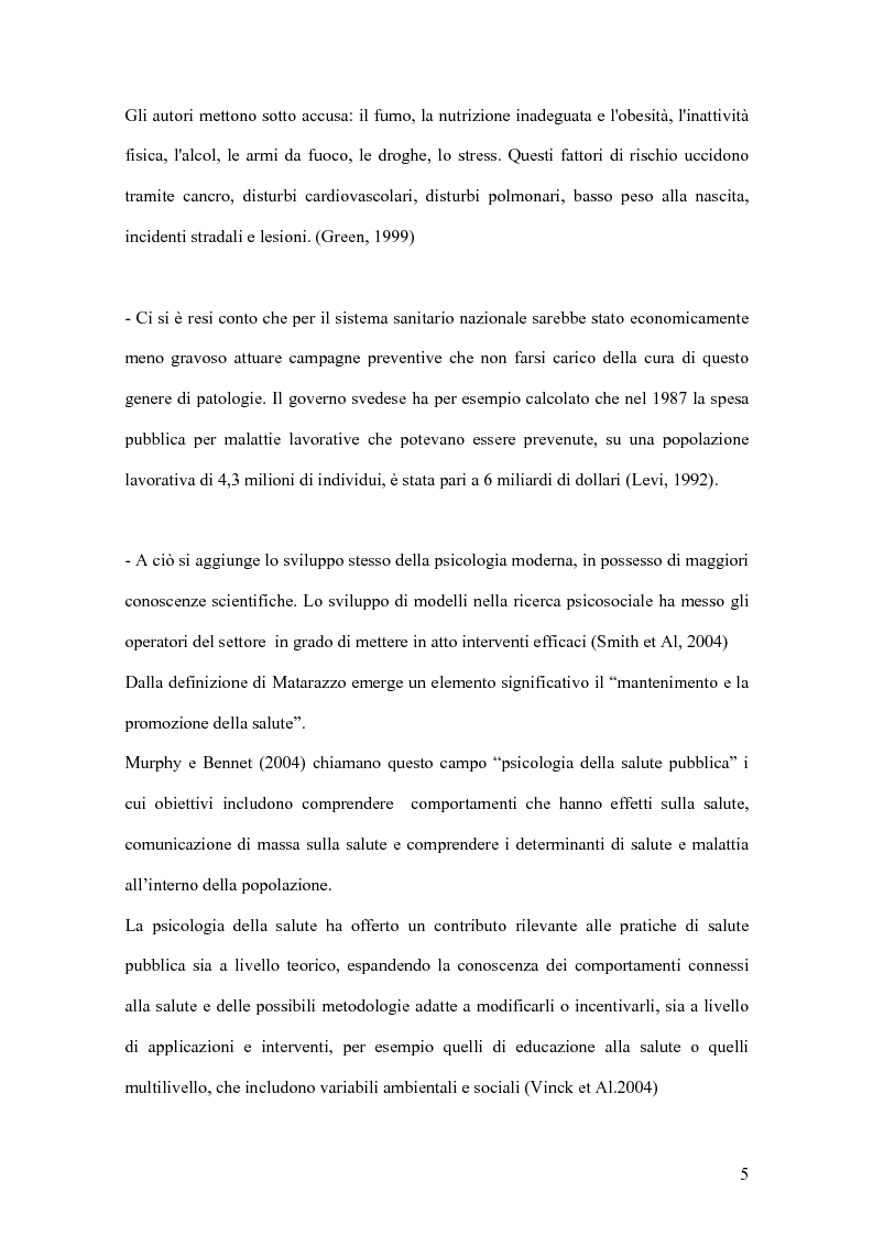 Anteprima della tesi: I fattori di resilienza allo stress: una ricognizione bibliografica, Pagina 4